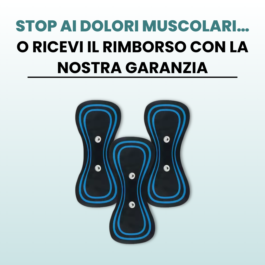 Set 3 Patch di ricambio per Massaggiatore multifunzionale
