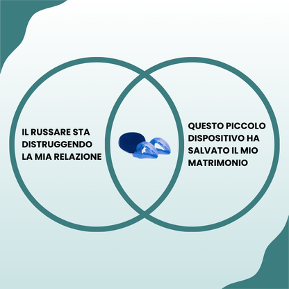 Bite anti-russamento silenzioso universale